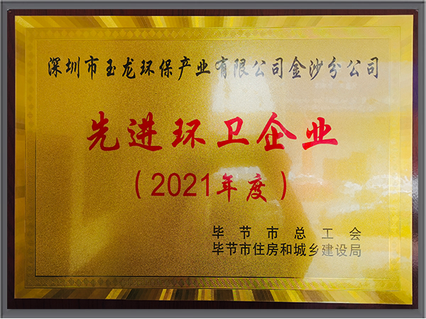 乐冠体育环保-2021贵州毕节市先进环卫企业