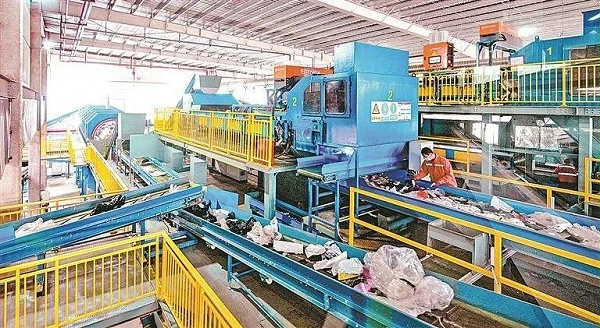 乐冠体育环保：厦门建成全国首个低值可回收物分拣中心