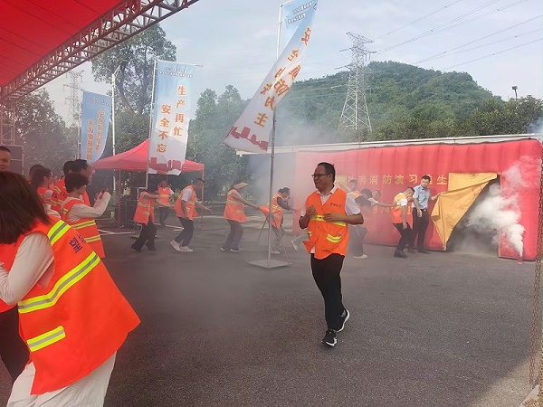 乐冠体育环保：望城分公司安全月活动