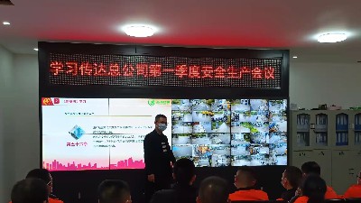 乐冠体育环保-分子公司线上同步参加安全生产会议