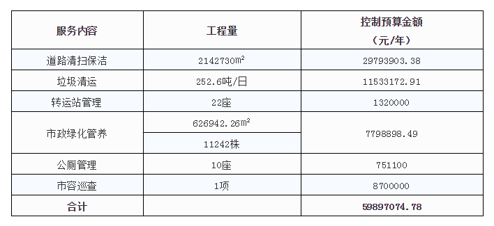 项目金额明细-乐冠体育环保