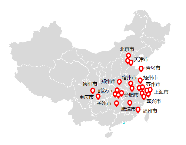 全国垃圾分类项目招标分布图-乐冠体育环保