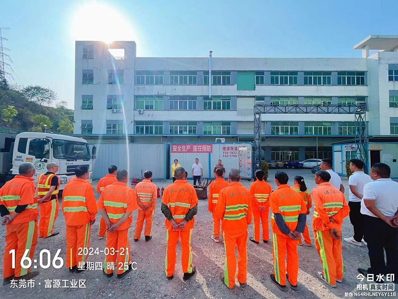 乐冠体育环保：黄江市政项目消防演习