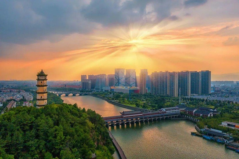 乐冠体育环保：义乌市江东区美景图