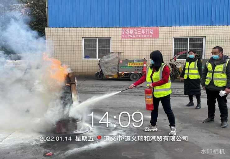 乐冠体育环保：消防演习